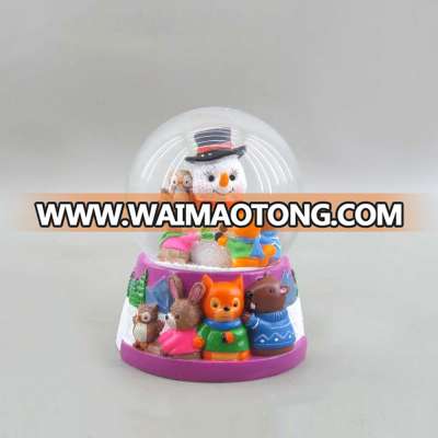 Multifunctional snowman and animal snow globe with great price