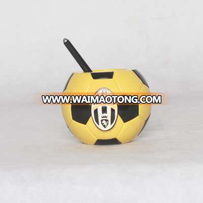 Resin pen holder of football sport souvenir