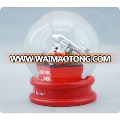 100MM Plane snow globe souvenir