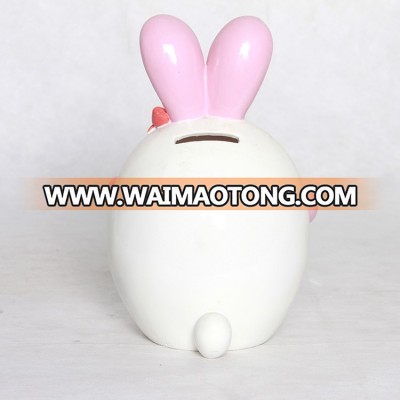 Hot Sales rabbit animal shape saving bank coin bank Money Box