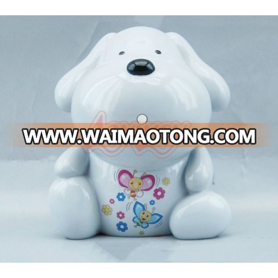 Lovely dog shape coin bank of baby gifts